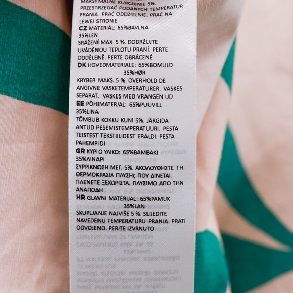 Marimekko Agnete Floretti Peach and Green Midi Dress - Picture 13 of 14